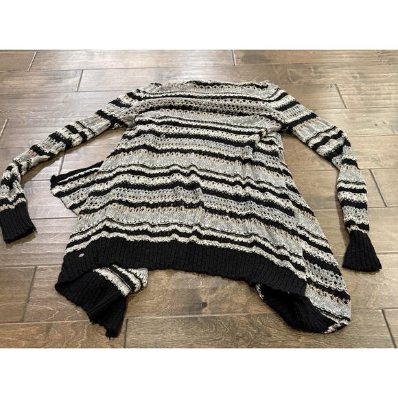 American Eagle Womens Open Front Open Knit Cardigan Sweater Cascading Size M NWT - Picture 3 of 10